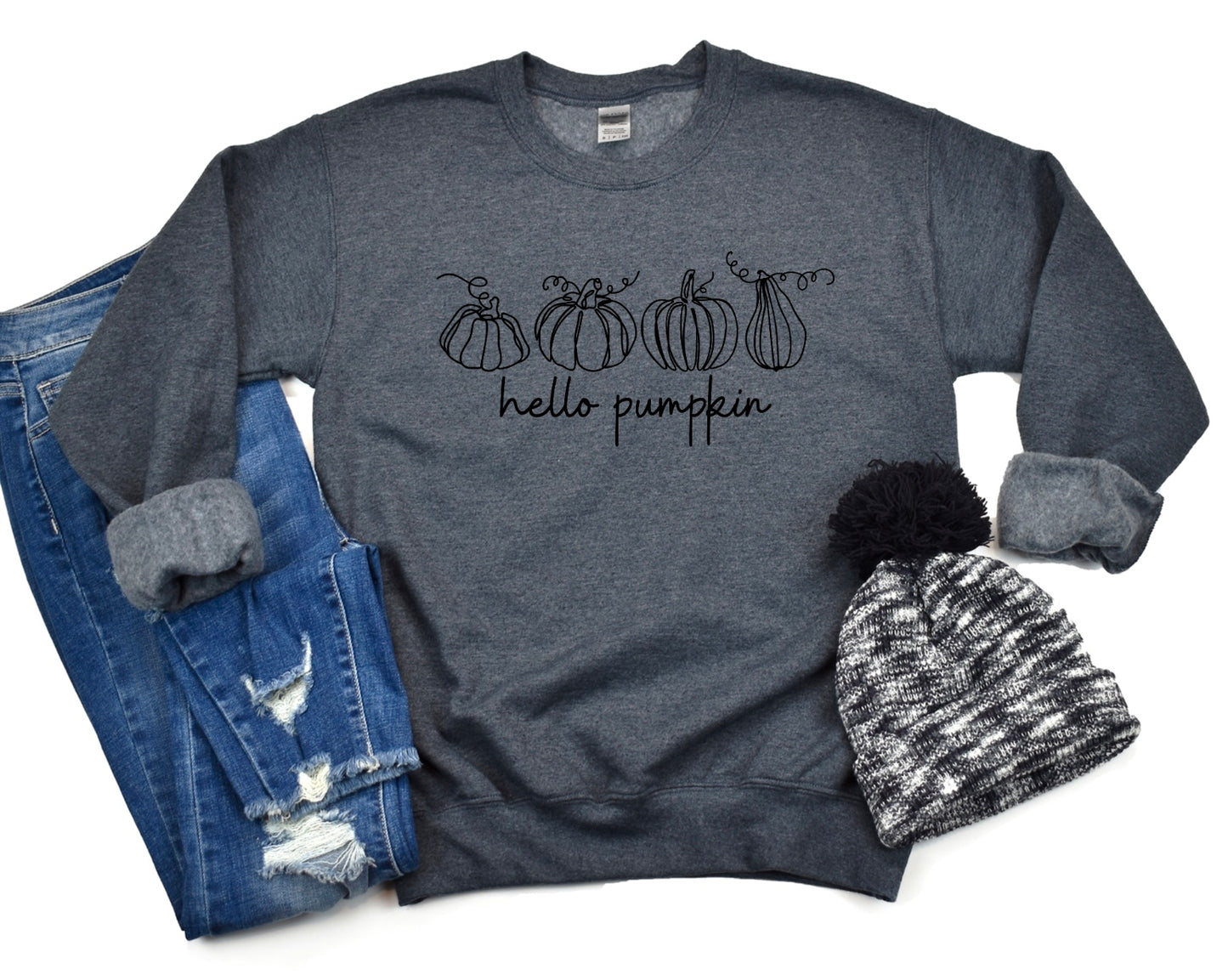 Hello Pumpkin Crewneck