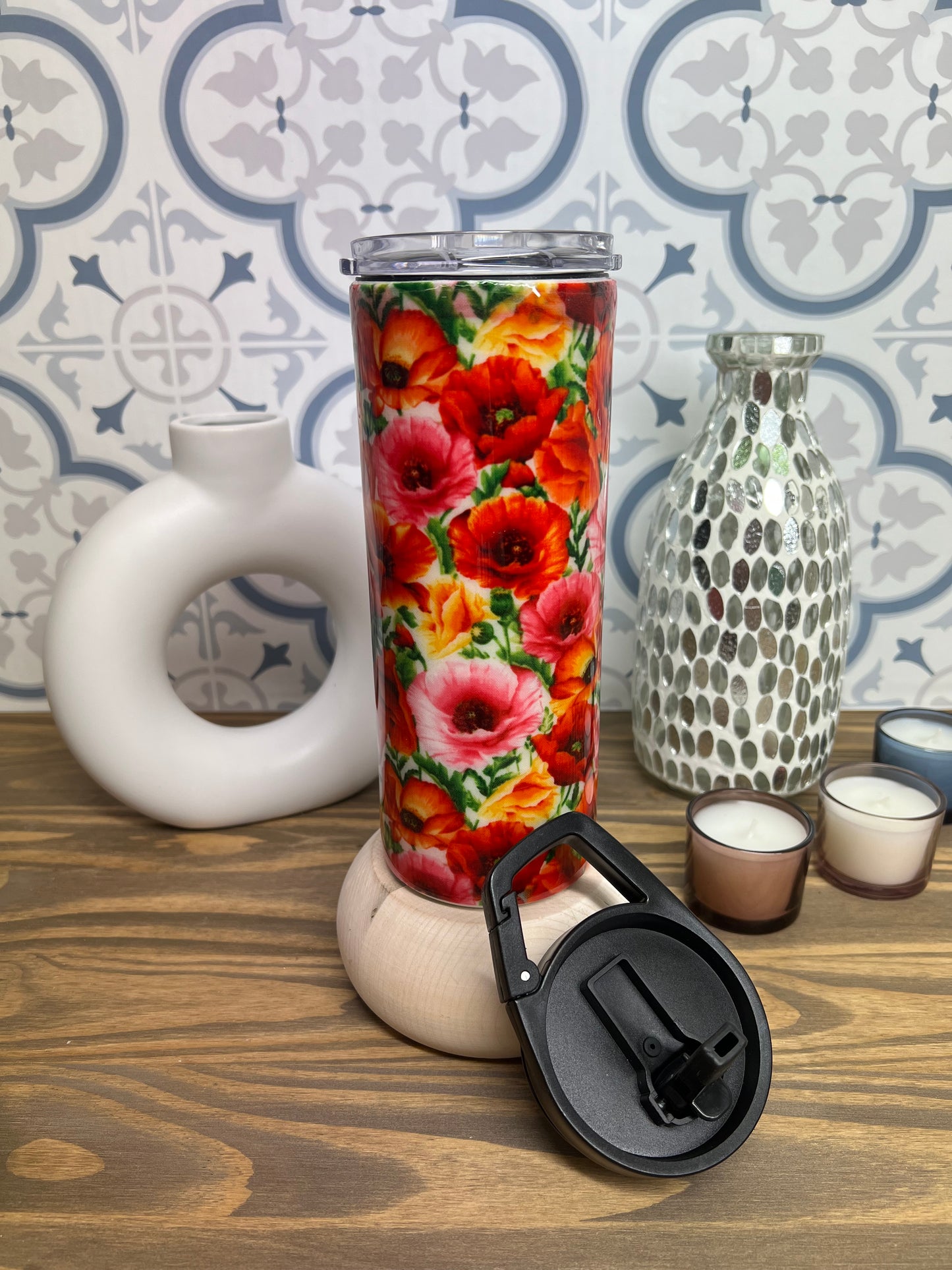 Bright Floral Tumbler