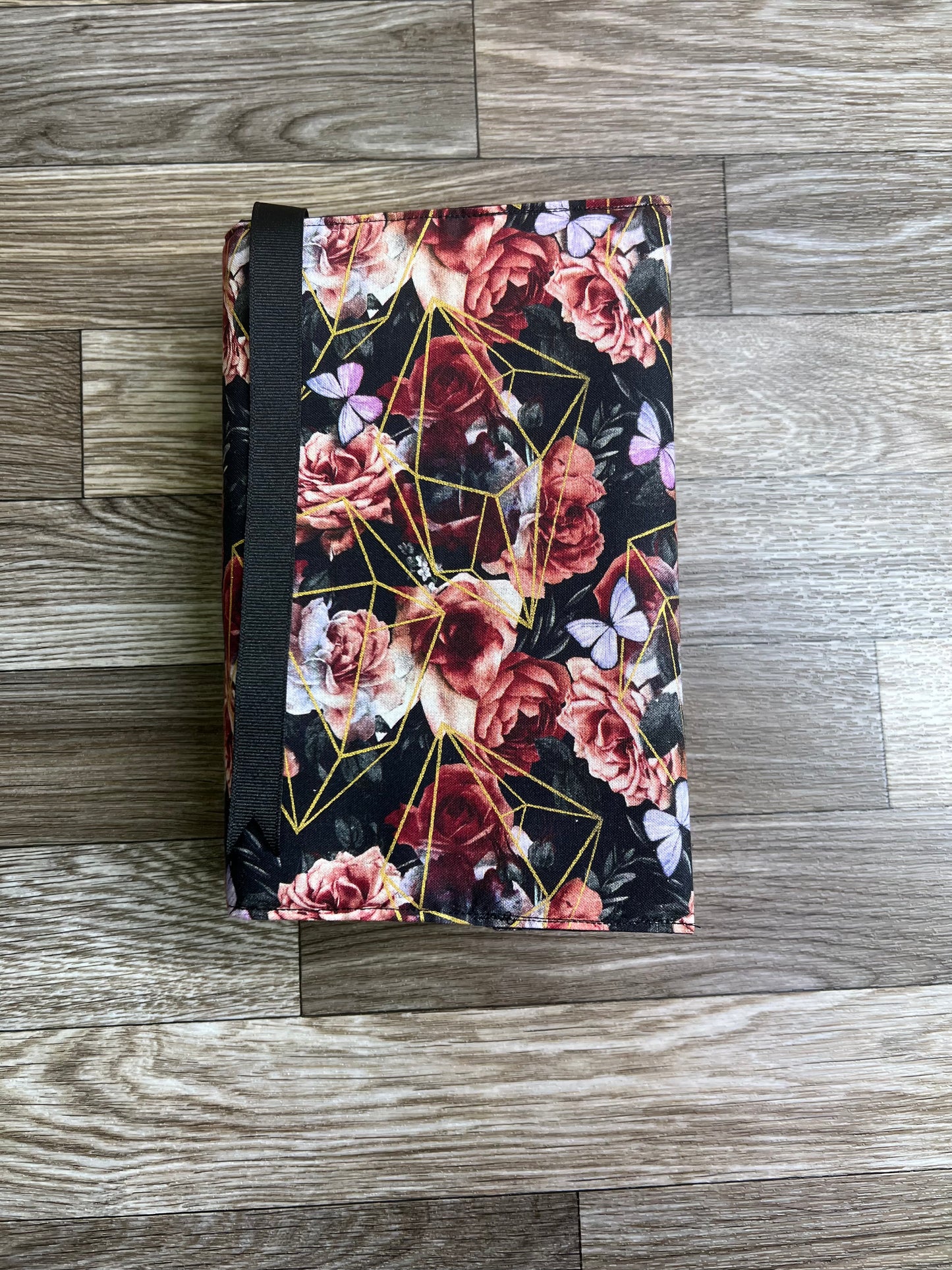 Geometric Rose Small Book Cozie