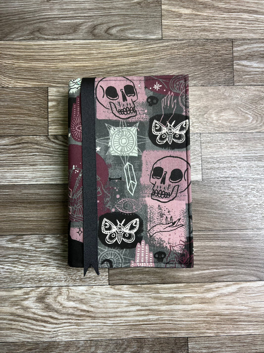 Moth and Skull Small Book Cozie