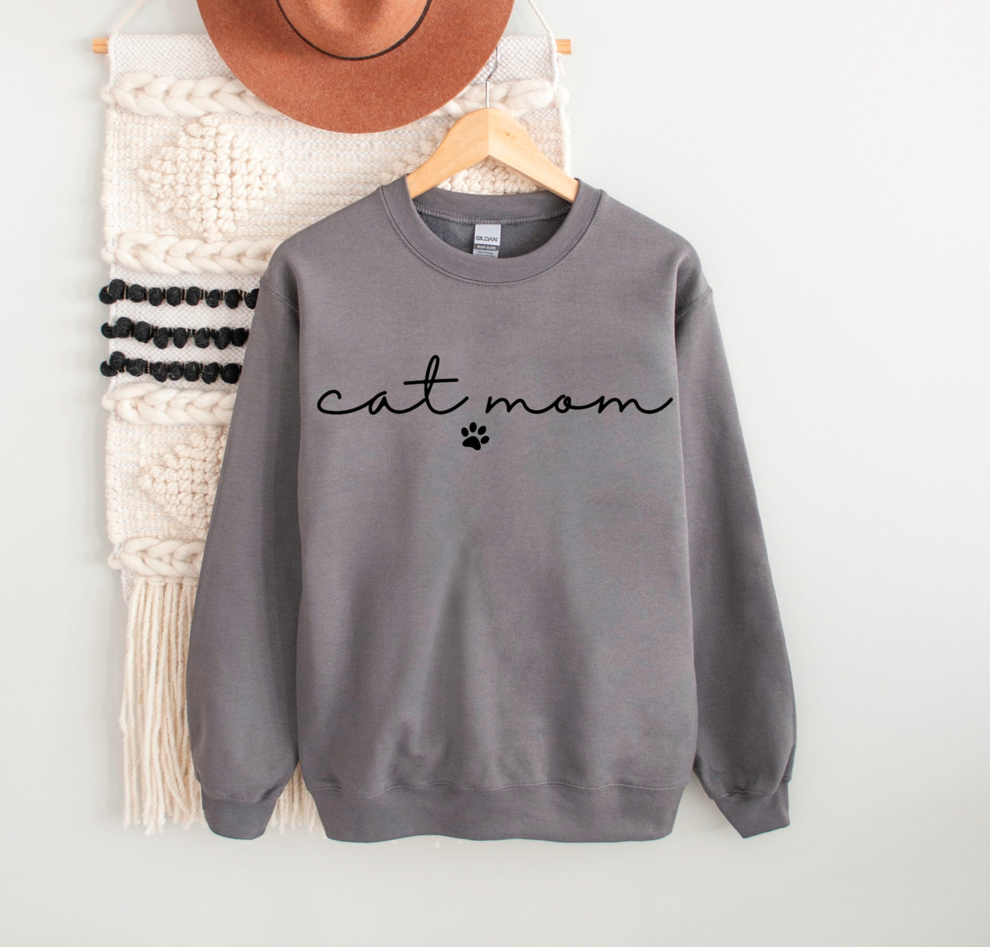 Cat Mom Super Soft Crewneck