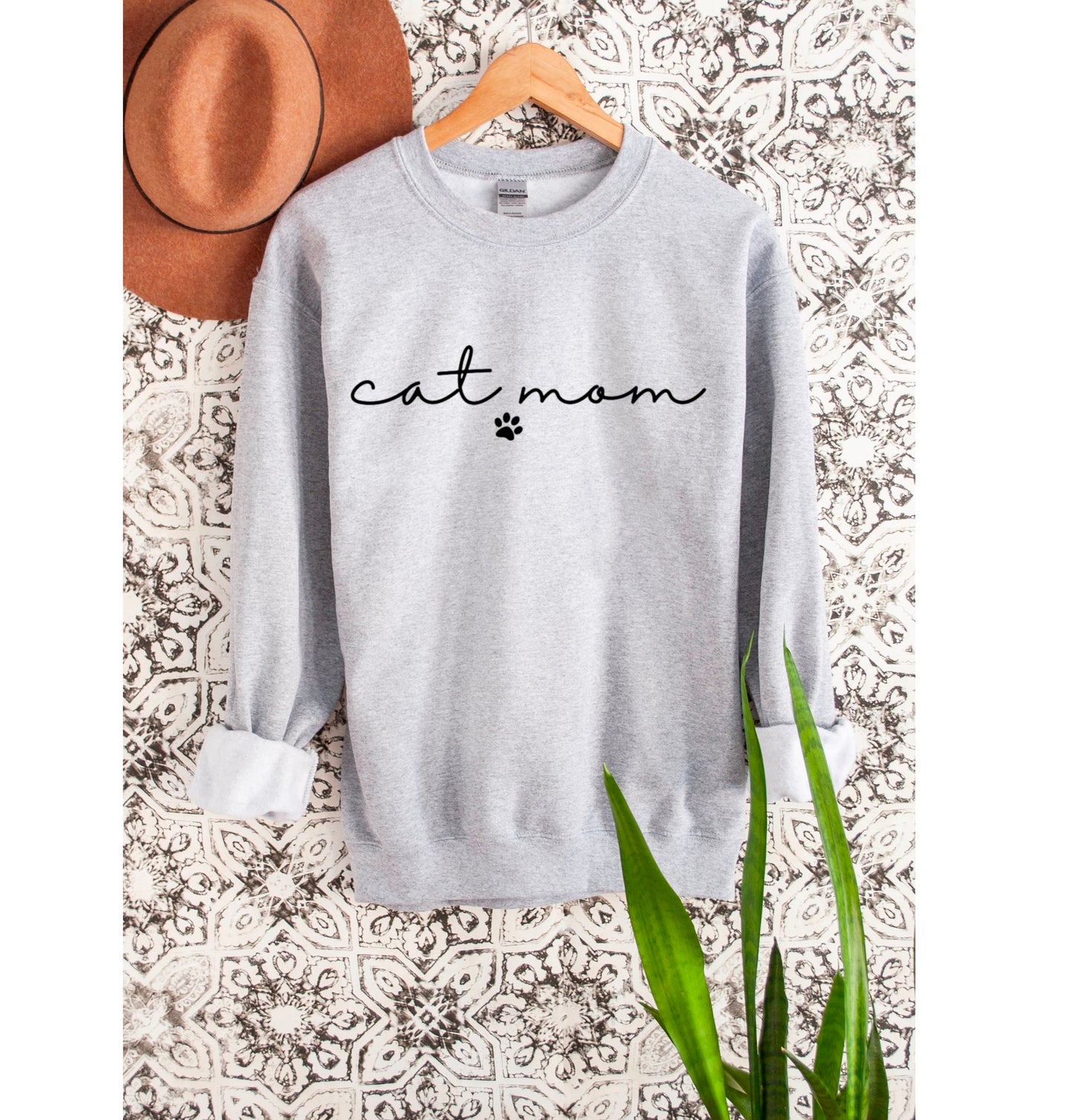 Cat Mom Super Soft Crewneck