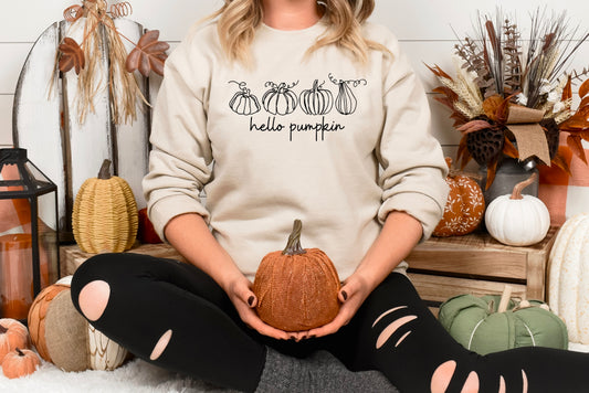 Hello Pumpkin Crewneck