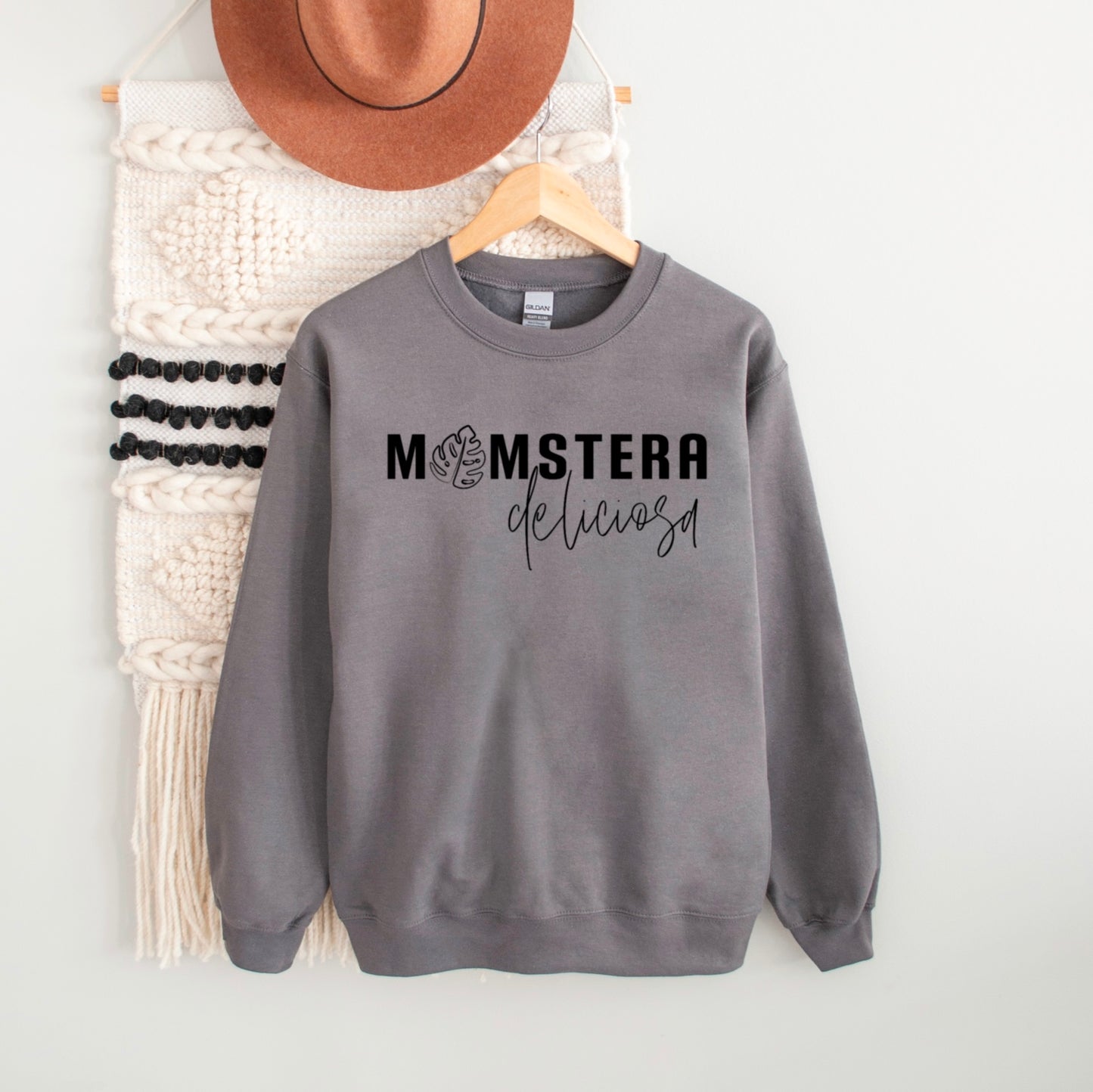 "Mom"stera Deliciosa Super Soft Crewneck
