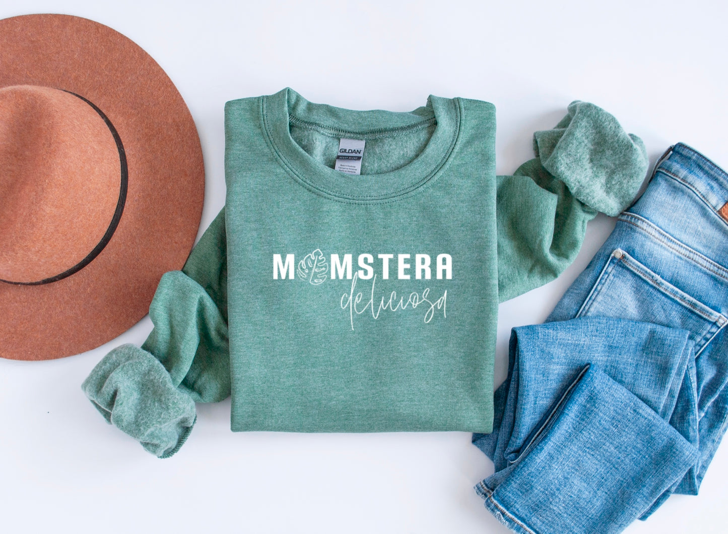 "Mom"stera Deliciosa Super Soft Crewneck