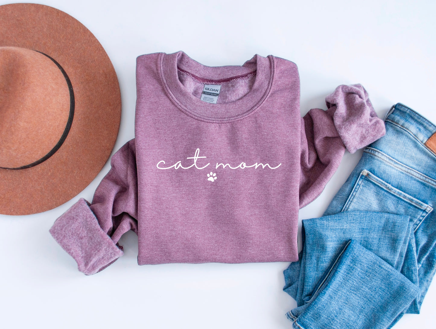 Cat Mom Super Soft Crewneck