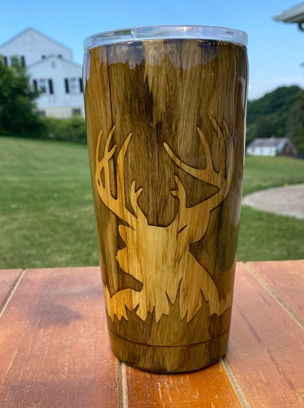 Wood Grain Buck Tumbler