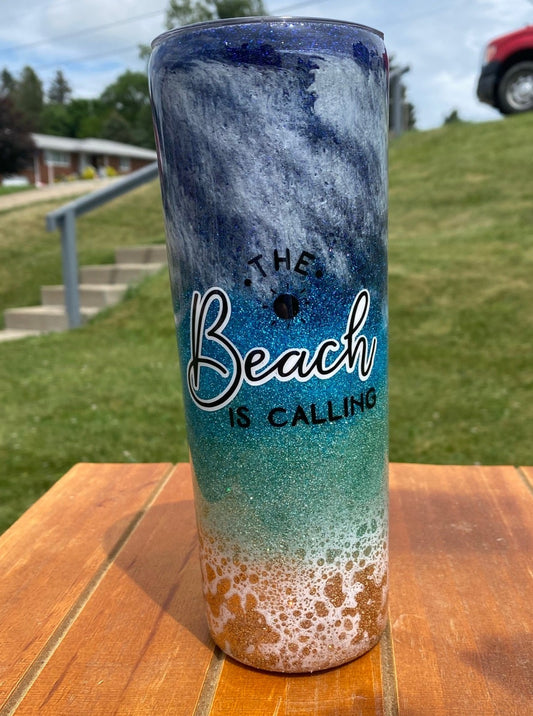 The Beach is Calling Tumbler