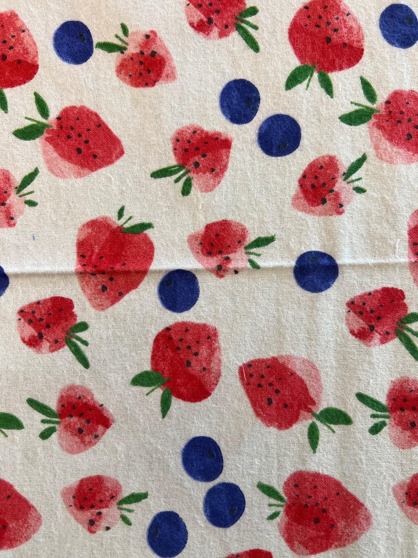 Strawberry and Blueberry Paperless Towels